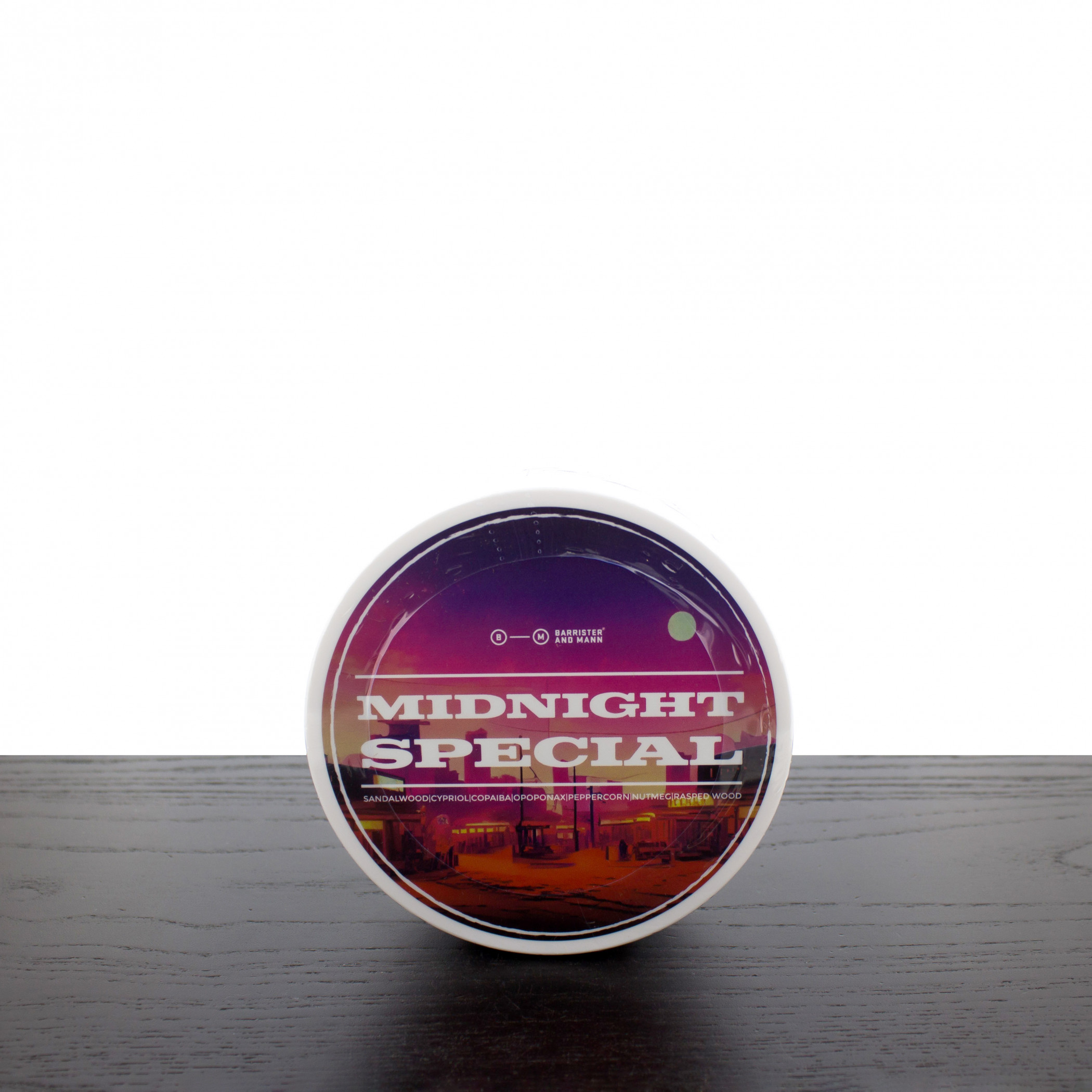 Product image 0 for Barrister and Mann Shaving Soap, Midnight Special